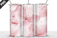 Flowers Tumbler Wrap | Sublimation Design | Tumble PNG Product Image 1