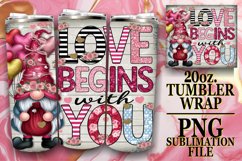 Joyful heart 20oz tumbler wrap, Valenines Product Image 1