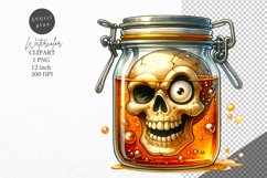 Halloween clipart, Skull clipart, Autumn clipart Product Image 1