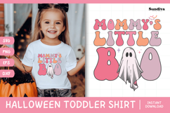 Funny Halloween Toddler Shirt Quote SVG | Mommy's Little Boo Product Image 1