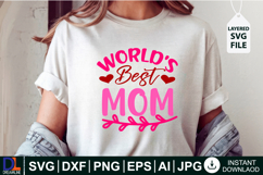Mother&#039;s day SVG Bundle, SVG Cut file design Product Image 1