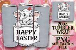 Dreamy Reflections 20oz tumbler wrap, Easter Animals Product Image 1