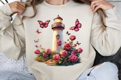 Valentines Day Fairy Houses Clipart PNG Product Image 1