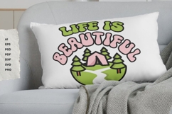 Life is Beautiful - Retro - SVG Design Vector Product Image 15