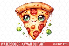 Watercolor Kawaii Clipart Product Image 1