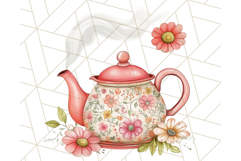 Cottagecore Kitchen Clipart, Vintage Country Floral Kitchen Product Image 3