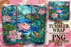 Captivating Stained Glass Tumbler Artwork Product Image 1