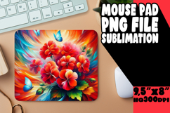 VIBRANT desk MAT PNG Inspiration, Flowers Product Image 1