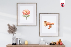 Vintage Botanical Branding Clipart Bundle Transparent PNGs Product Image 12