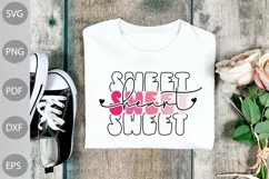 Valentines Day SVG Cut Files, Sweet Heart SVG Design Product Image 1
