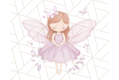 Pastel Purple Fairy Garden Clipart Enchanted Cottagecore Png Product Image 2