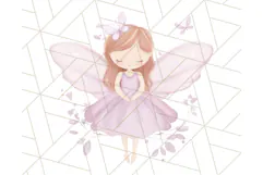 Pastel Purple Fairy Garden Clipart Enchanted Cottagecore Png Product Image 2