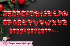 Full Santa Gnome Christmas Alphabet Clipart 26 Letters A-Z Product Image 4