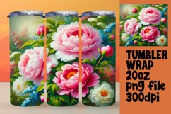 Sublimation Graphics for 20oz Tumblers , Flower Product Image 1