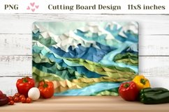 Mountains Cutting Board, Mosaic Cutting Board Design Product Image 1