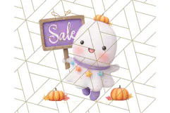 Halloween Candy Shop Clipart PNG, Trick or Treat Clip Art Product Image 3