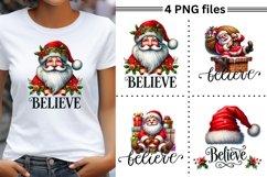 Festive Santa Claus PNG for Christmas Shirt &amp; Sublimation Product Image 7