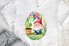 Watercolor Garden Gnome PNG Clipart Product Image 2