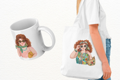 Summer 1950 Girls Clipart Product Image 3