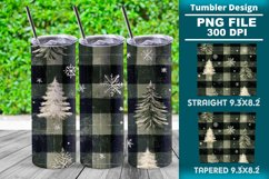 Christmas Tree Tumbler Wrap design, 20oz Tumbler wrap png Product Image 1