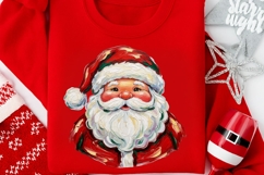 Santa Claus sublimation Png, Vintage Christmas Santa Png. Product Image 7