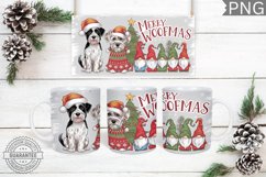Merry Woofmas Mug Wrap - Christmas Mug Sublimation Product Image 1