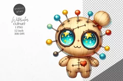 Halloween clipart, Voodoo doll clipart, Kids Halloween Product Image 1