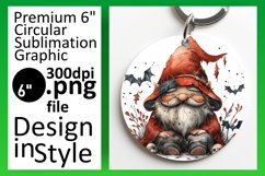 Enchanting Autumn Gnome Sublime Sublimation PNG Product Image 1