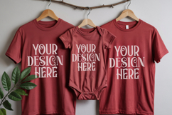 Christmas Family Matching Group Flat Lay Mockup Product Image 1