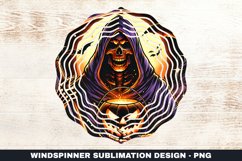 Halloween Wind Spinner Sublimation Design Product Image 1