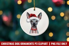 Breeds Of Christmas Dog Ornaments Clipart PNG Product Image 1