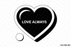 Love alwaysSVG | SVG Cut files | Cricut Product Image 1