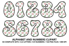 Vintage Toys Alphabet and Numbers PNG 300 DPI Product Image 5