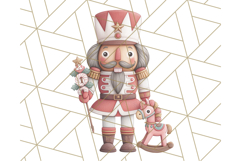 Nutcracker Clipart, Festive Holiday Toy Soldier PNG Art Product Image 3