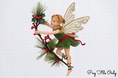 Beautiful Fairy Christmas Sublimation PNG Product Image 1