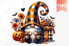 Halloween Gnome Sublimation - Clipart PNG Design Product Image 1