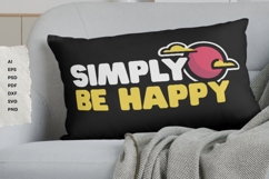Simply Be Happy - SVG Design Product Image 15