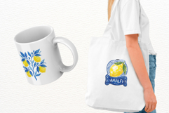 Amalfi Coast Summer Clipart Product Image 3