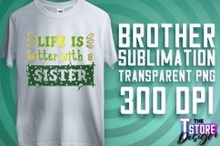 Brother Quotes Sublimation | T-Shirt Design | Brother PNG Product Image 24
