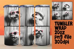 Quirky Dog Art Tumbler Wrap for Dog Owners Product Image 1