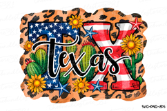 America Texas Svg | 4th of July Svg | Svg Cut File Product Image 1