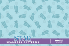 Boho Star Seamless Pattern Nursery Tile PNG DTF Baby Kids Product Image 1