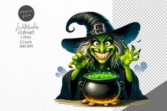 Halloween clipart, Witch clipart, Autumn clipart Product Image 1