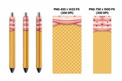 Ice Cream Pen Bundle | Epoxy Pen Wrap | Sublimation Product Image 2