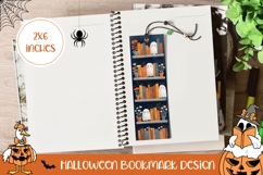 Halloween Books Bookmark Design, Cartoon Ghost Bookmark Product Image 1