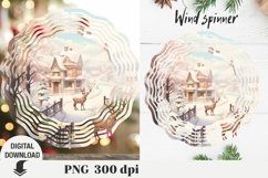 Christmas wind spinner, Christmas deer, merry christmas Product Image 1