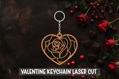 Valentine Keychain Laser Cut I Keychain Laser Cut Product Image 1