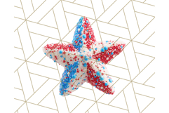 Patriotic Star Clipart PNG, Stars 4th of July PNG Graphic Product Image 3