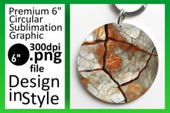 Mystical Geode Glow: Sublimation Car Coaster Product Image 1