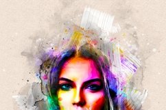 Realistic Watercolor Canvas Painting Product Image 2